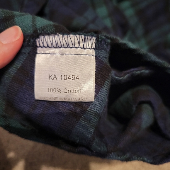 Kiel James Patrick Cozy Cabin Kids Under the Mistletoe Flannel Dress 2T - Picture 5 of 6